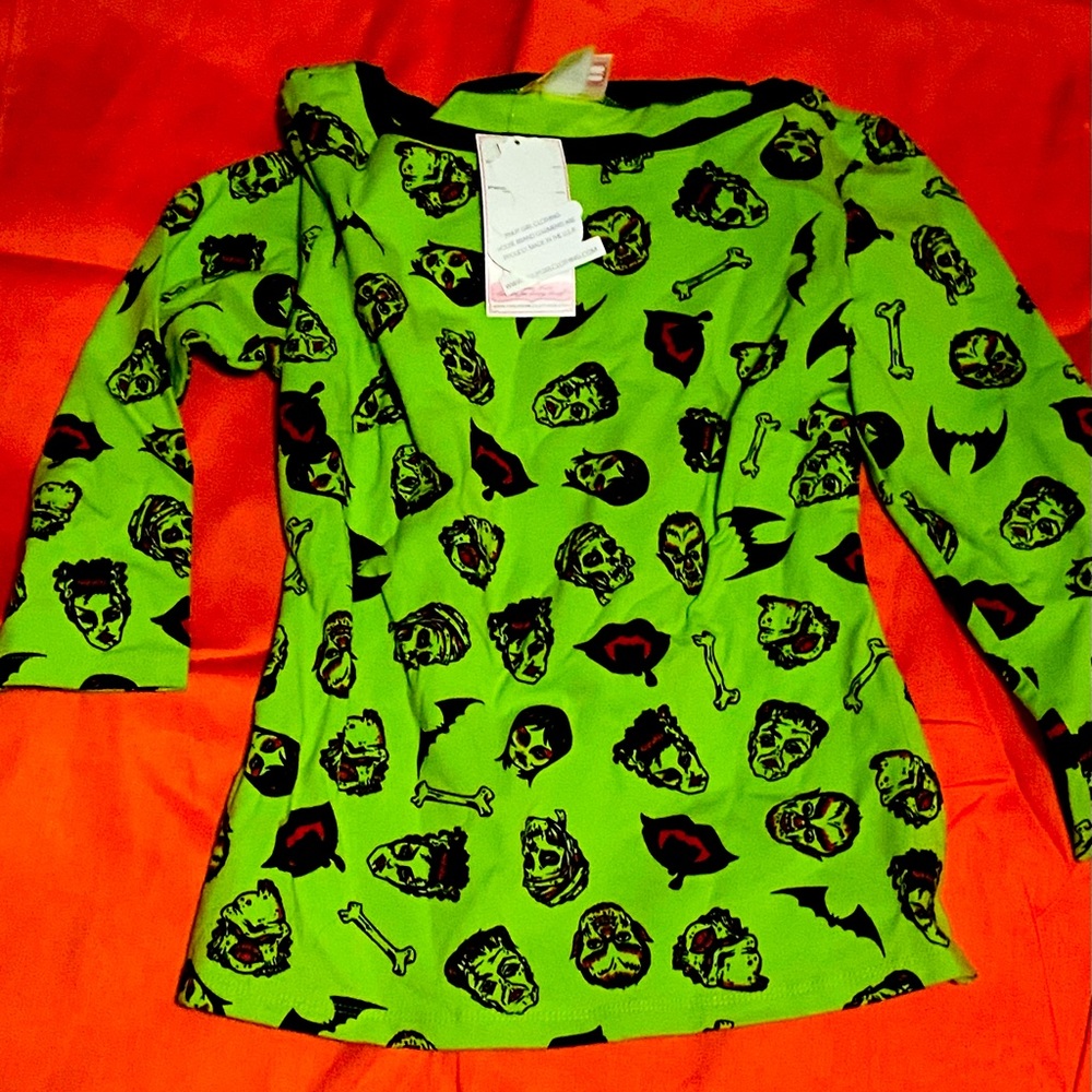 Halloween rare shirts. Pinup girl clothing. Ready for the season.